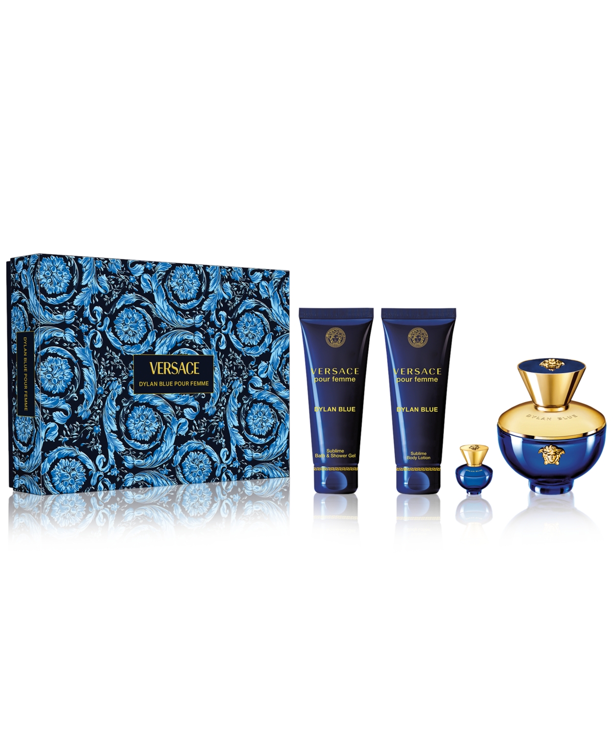 Versace 4-pc. Dylan Blue Pour Femme Eau De Parfum Gift Set In No Color