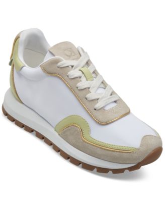 Donna Karan New York - Women's Binx Mixed-Media Lace-Up Sneakers