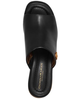 Women's Tinley Leather Peep Toe Mules