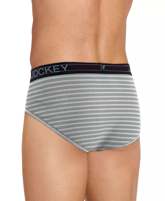 Men's 5-pk. Lightweight Cotton-Blend Logo Briefs - thumbnail 7