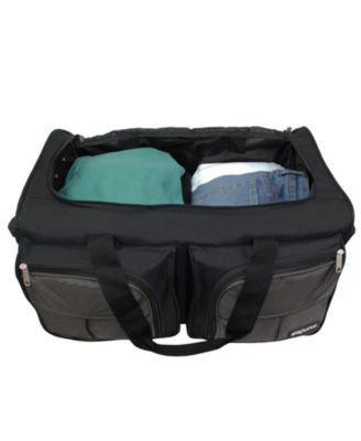 Dejuno Expedition Pro 20-Inch Carry-On Rolling Duffle Bag