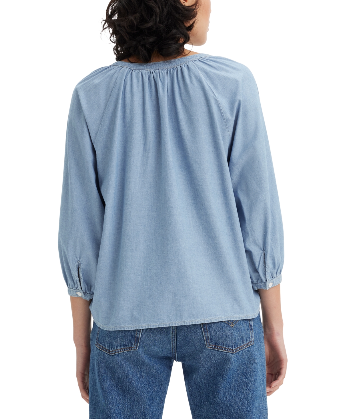 Shop Levi's Women's Mirabelle Button-front Cotton Top In No Regrets