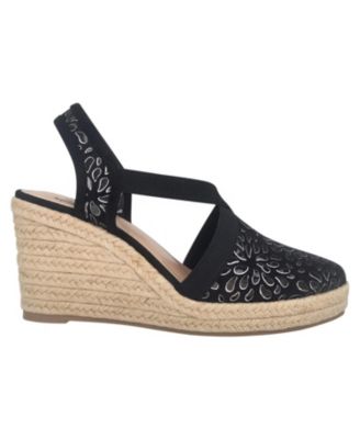 Women's Tuccia Laser Cut Platform Wedge Sandals 