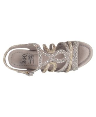 Women's Omalia Raffia Platform Wedge Sandals