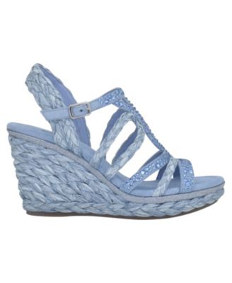 Women's Omalia Raffia Platform Wedge Sandals