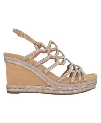Women's Orleans Raffia Platform Wedge Sandals 