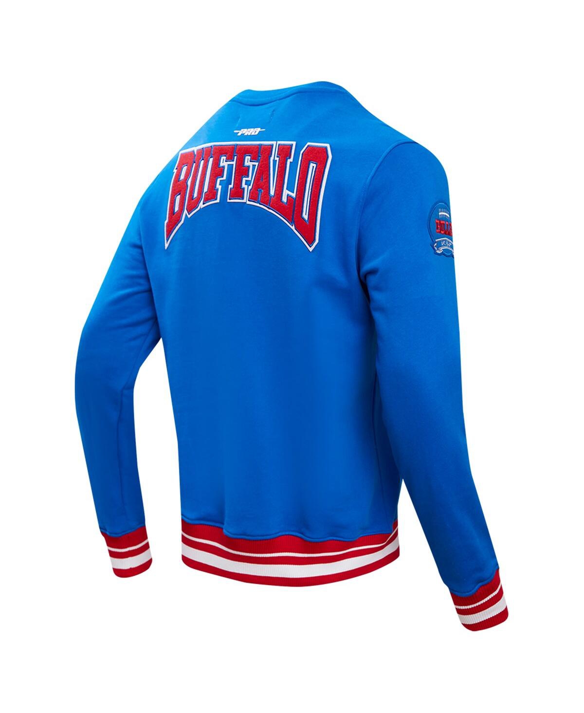 Men's Pro StandardBuffalo Bills Crest Emblem Pullover Sweatshirt - Royal