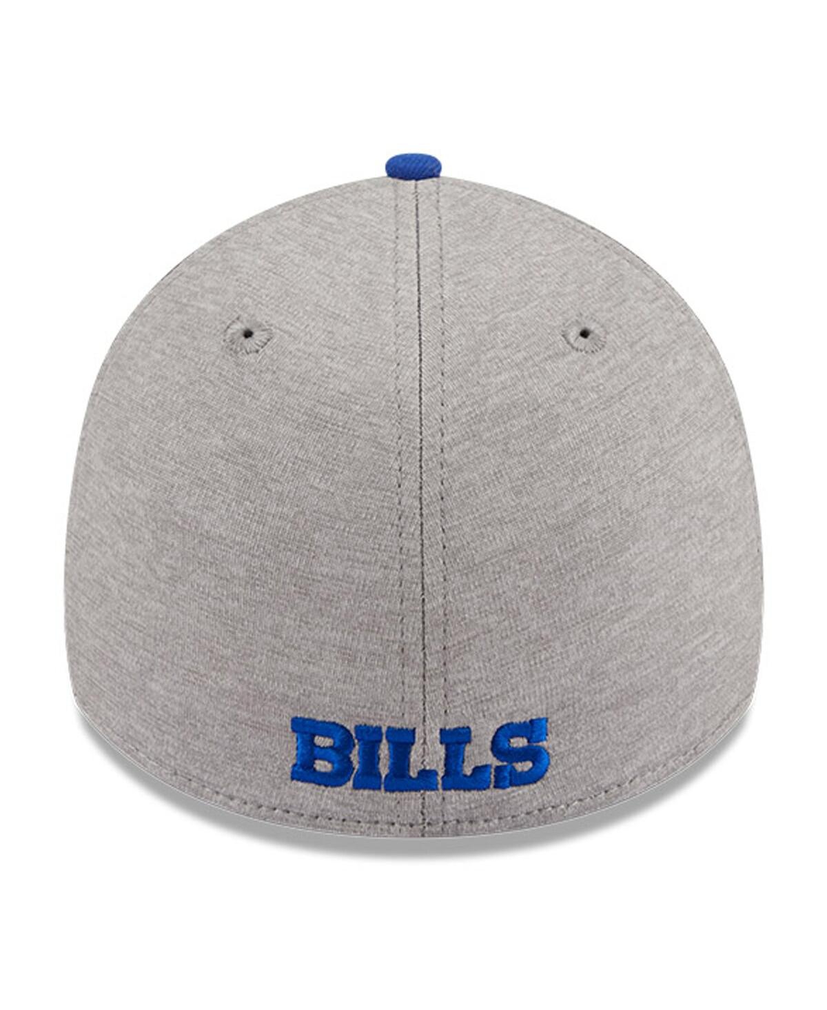 Men's New Era Royal Buffalo Bills Striped 39THIRTY Flex Hat - Royal
