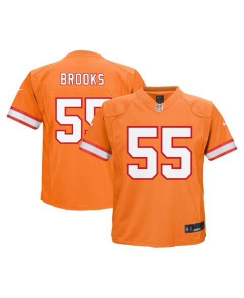 Топ Nike Derrick Brooks Orange Tampa Bay Buccaneers Retired Player Game Jersey для мальчиков-малышей