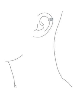 Flower Leaves Cartilage Band Sunflower Ear Cuffs Clip Wrap Helix Earrings Non Pierced Ear Sterling Silver