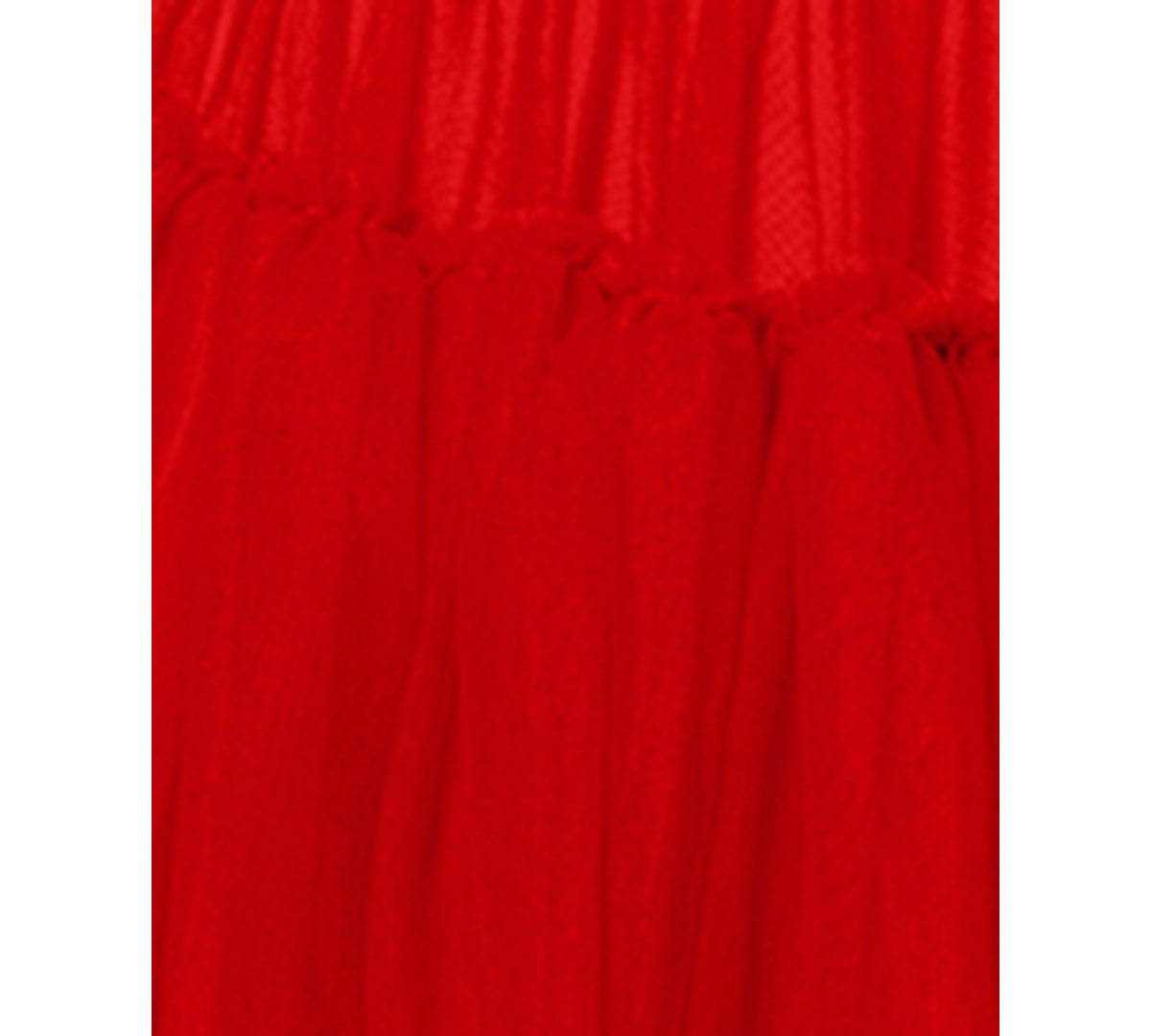 Shop Blondie Nites Juniors' Sleeveless Tiered Mesh Gown In Red