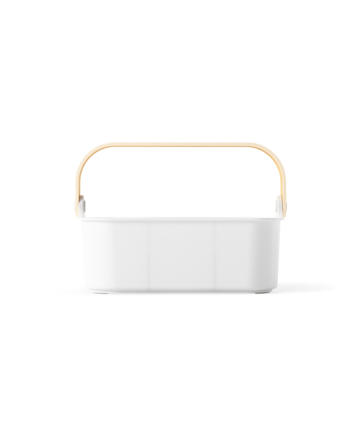 Shop Umbra Bellwood Stackable Bins In White,natural