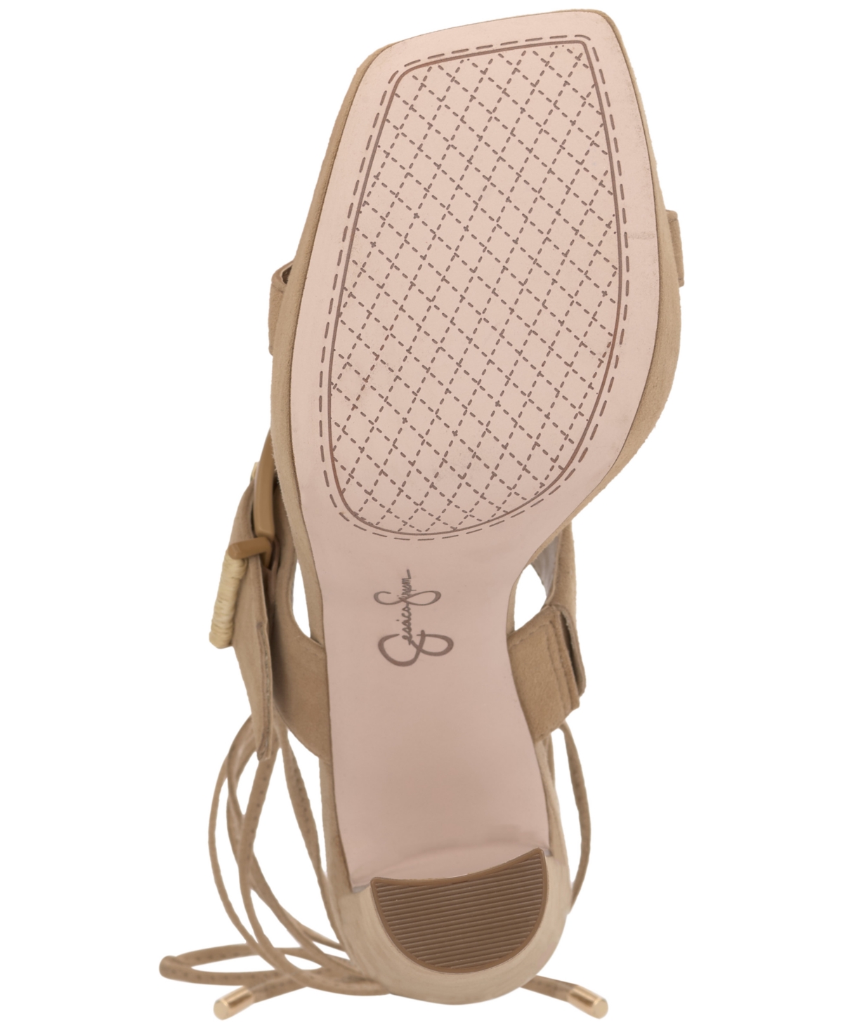 Jessica Simpson Caelia Lace-Up High Heel Platform Dress Sandals