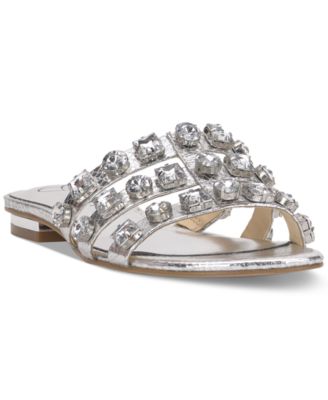 Jessica Simpson - Detta Crystal Embellished Slide Sandals