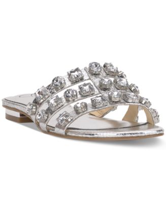 Jessy embellished clearance slide sandal