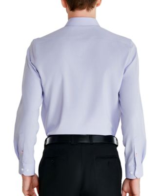 Men's Slim-Fit Solid Poplin Dress Shirt