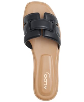 Women's Elenaa Studded Flat Slide Sandals