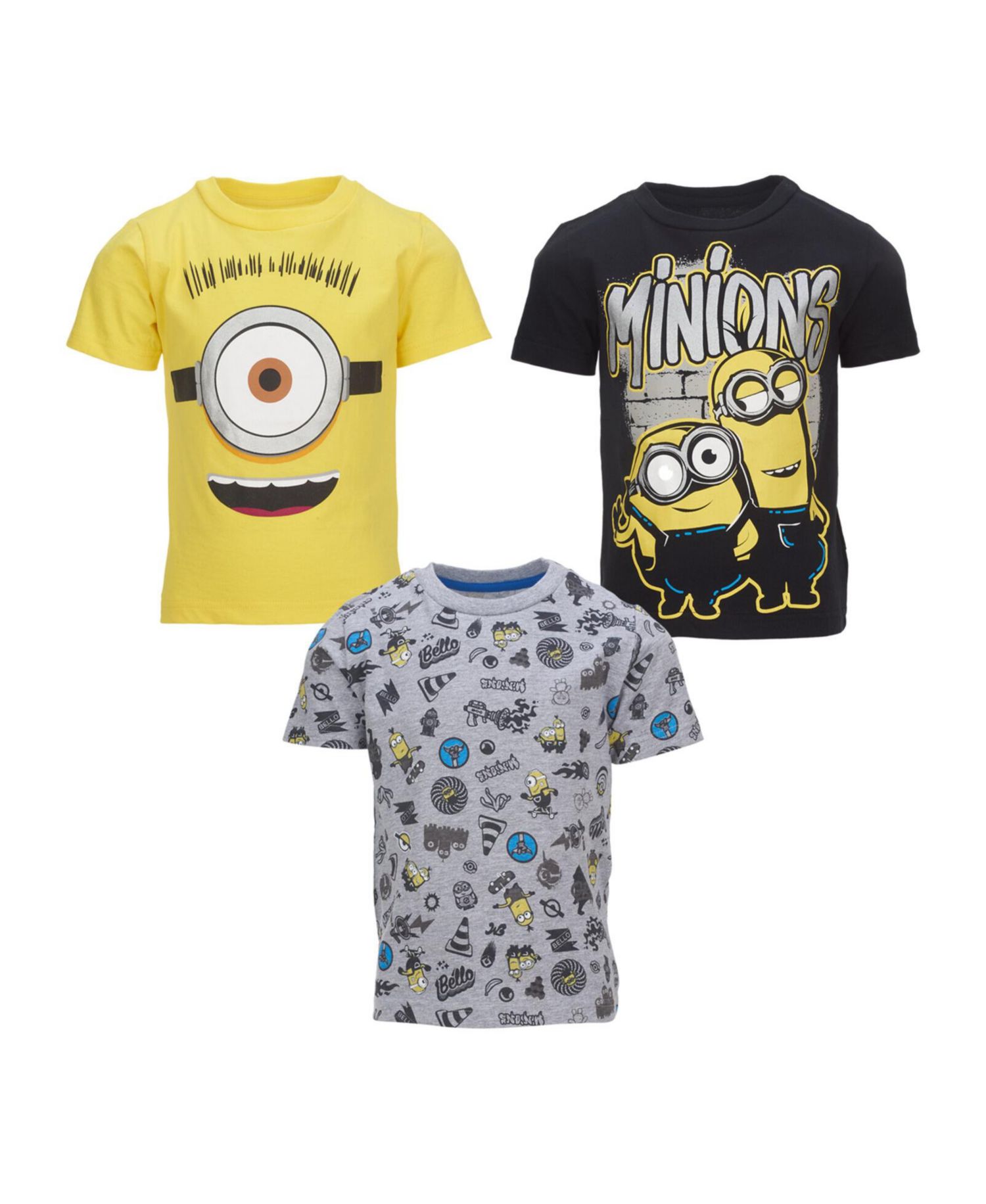 Toddler Boys (2T- 16Months) 3 Pack Graphic T-Shirts