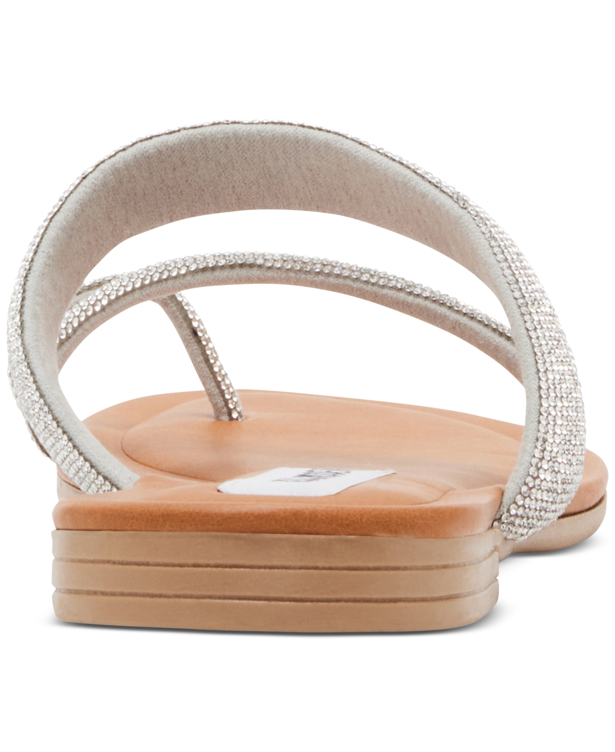 Steve Madden Women's Fiorra Rhinestone Toe-Ring Slide Sandals