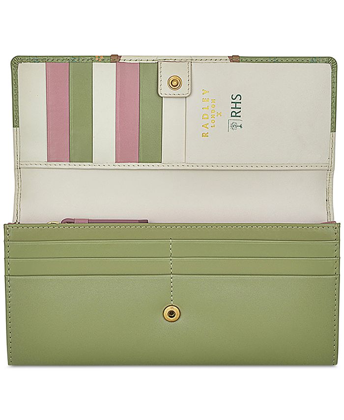 Radley London The RHS Collection Leather Flapover Wallet - Macy's