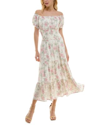 trixxi off the shoulder dress Women's Off Shoulder Lace Dress Size S, M Navy Blue by Trixxi