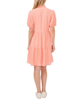 Robe Femme Lovedrobe - Imprimé Feuilles, Manches Bouffantes, Longueur Genoux, 100% Coton, Tailles 8 à 26 UK - 3