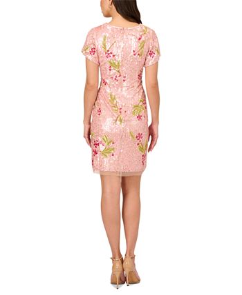 Adrianna papell on sale embellished sheath dress