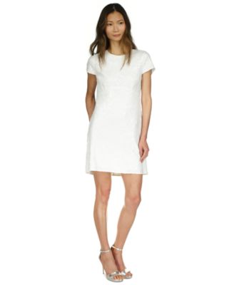 Michael Kors - Women's Sequined Short-Sleeve Mini Dress