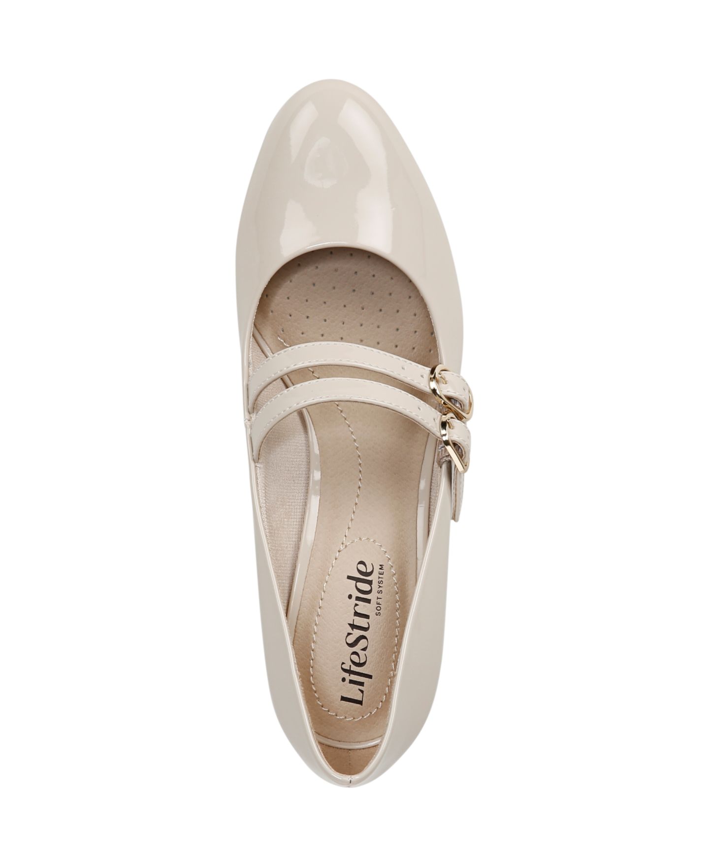 Женские туфли LifeStride True Mary Jane Pumps, цвет: Миндальное молоко искусственная лаковая кожа — фото 4
