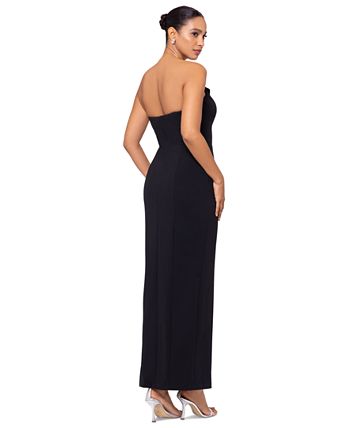 Strapless online tuxedo dress