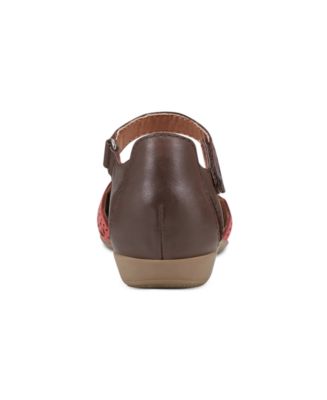 Women's Bronnie Perforated Two-Piece Flat Sandals