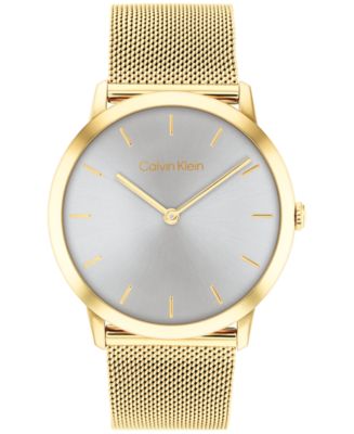 Calvin Klein Women's Exceptional Gold-Tone Stainless Steel Mesh