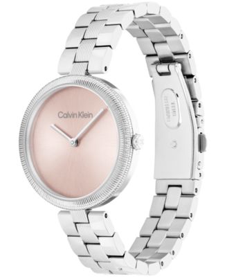 Women's Gleam Silver-Tone Stainless Steel Bracelet Watch 32mm
