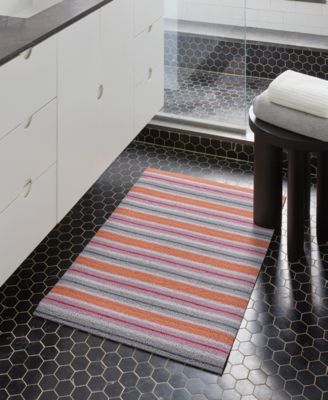 Ribbon Stripe Shag Utility Mat 24" x 36"