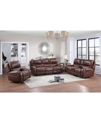 Keily 86" Manual Recliner Sofa - Brown