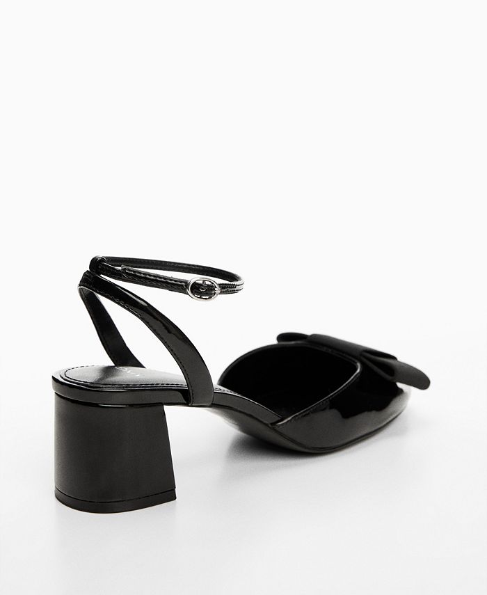 Women's Patent Leather Bow Flats - Square Toe, Inner Height Increase, Slip-On Ballet Pumps For Dress & Daily