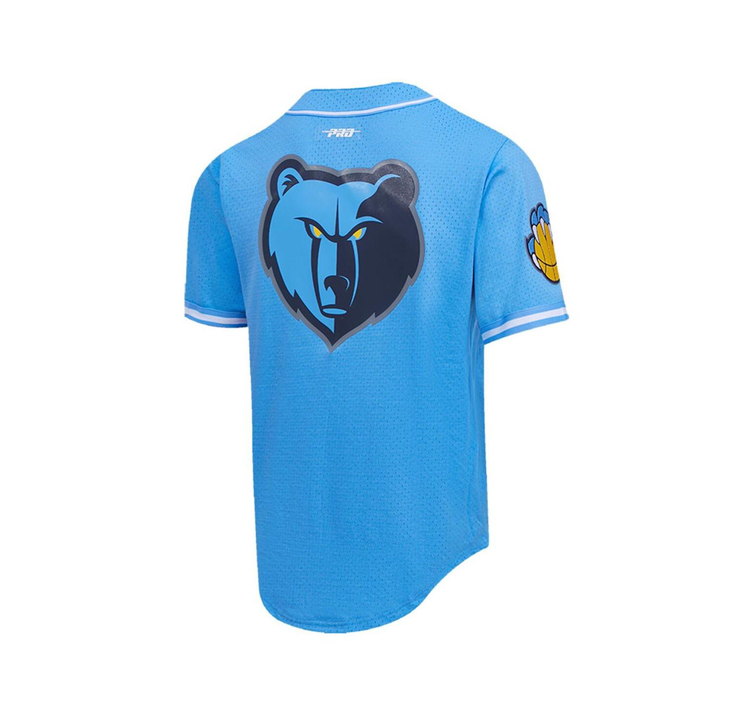 Men's Ja Morant Blue Memphis Grizzlies Capsule Player Baseball Button-Up Shirt