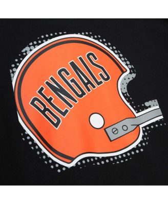 Men's Black Cincinnati Bengals Gridiron Classics Big Face 7.0 Pullover Hoodie