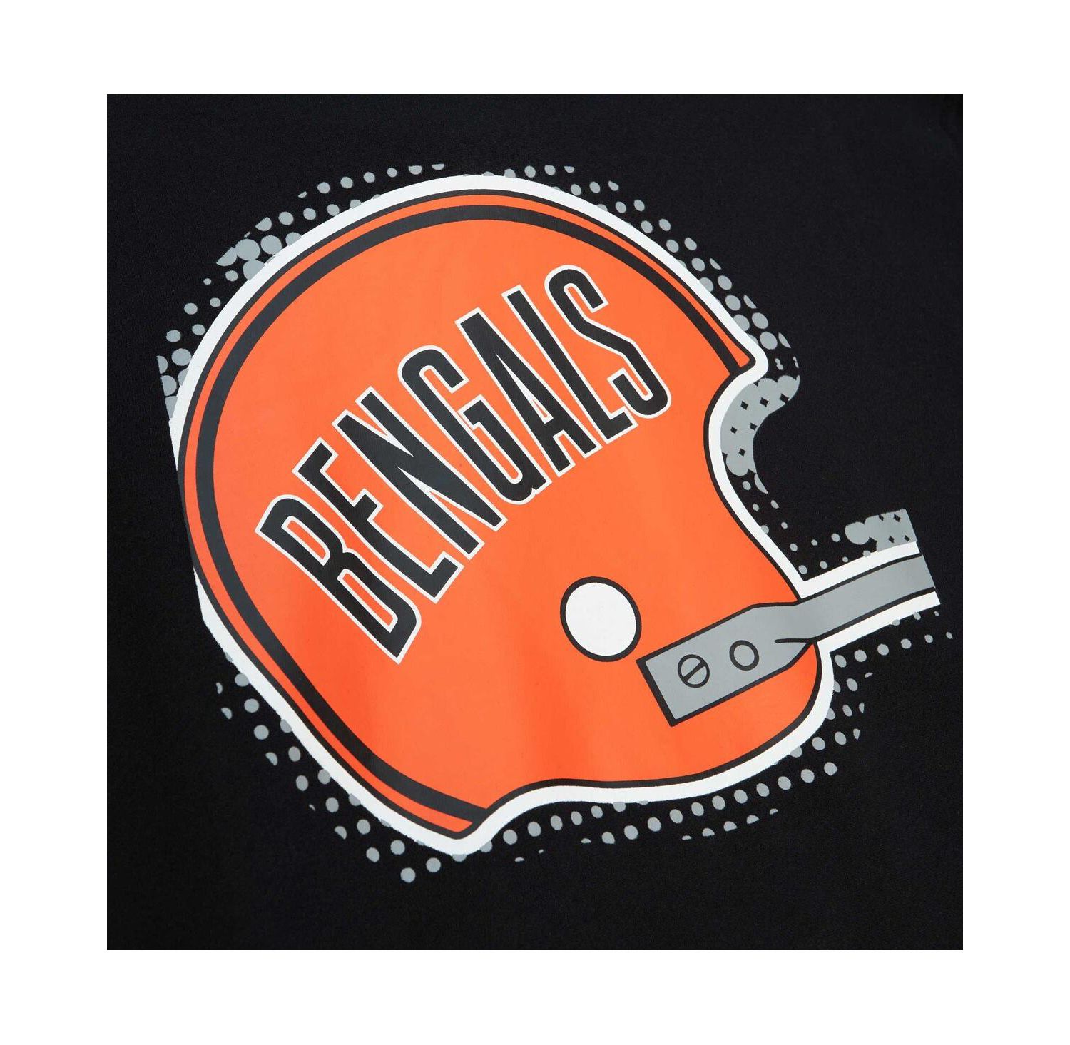 Men's Black Cincinnati Bengals Gridiron Classics Big Face 7.0 Pullover Hoodie