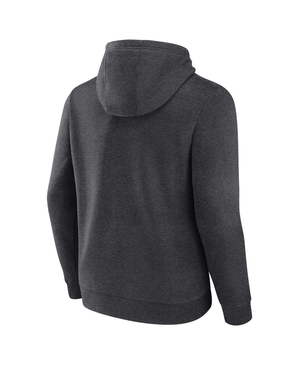 Men's FanaticsCleveland Browns 2023 Nfl Playoffs Fleece Pullover Hoodie - Heather Charcoal
