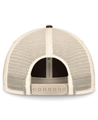 Men's Heather Gray Michigan Wolverines College Football Playoff 2023 National Champions Unstructured Trucker Adjustable Hat