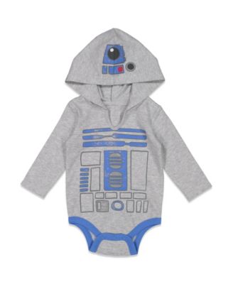 Baby Boys Darth Vader R2-D2 Chewbacca 3 Pack Bodysuits