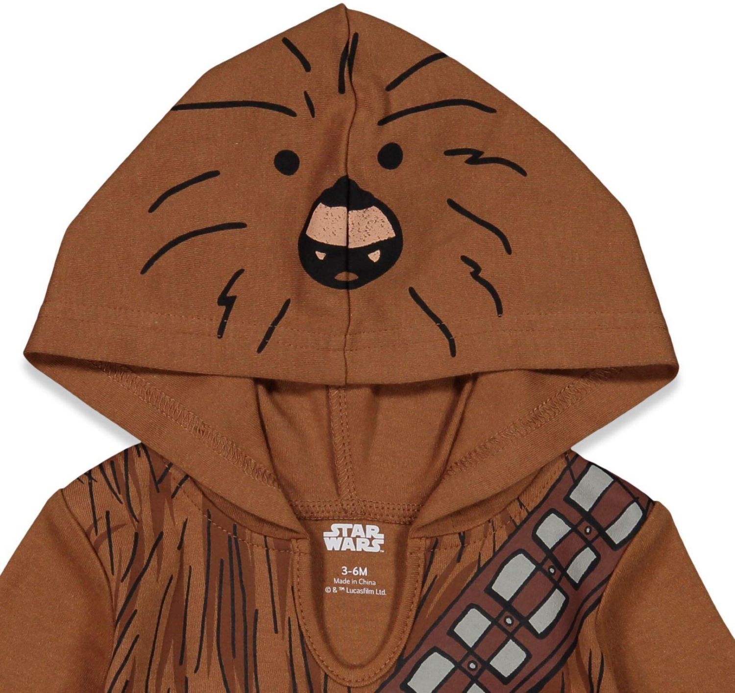 Baby Boys Darth Vader R2-D2 Chewbacca 3 Pack Bodysuits