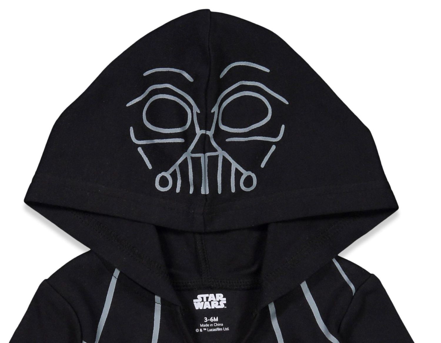 Baby Boys Darth Vader R2-D2 Chewbacca 3 Pack Bodysuits