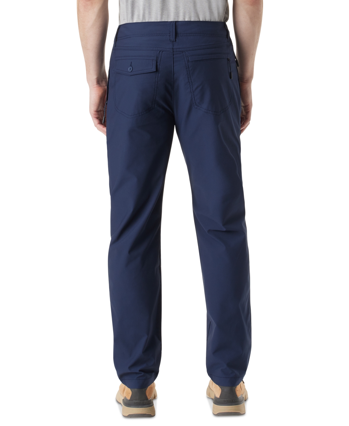 Bass Outdoor Men's Traveler Slim-Straight Fit Flex Tech Twill Pants