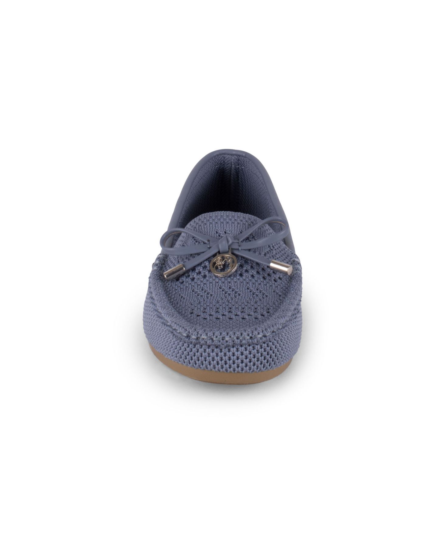Женские балетки Gloria Vanderbilt Rita Knit Slip On Flats, цвет: Джинсовый — фото 4