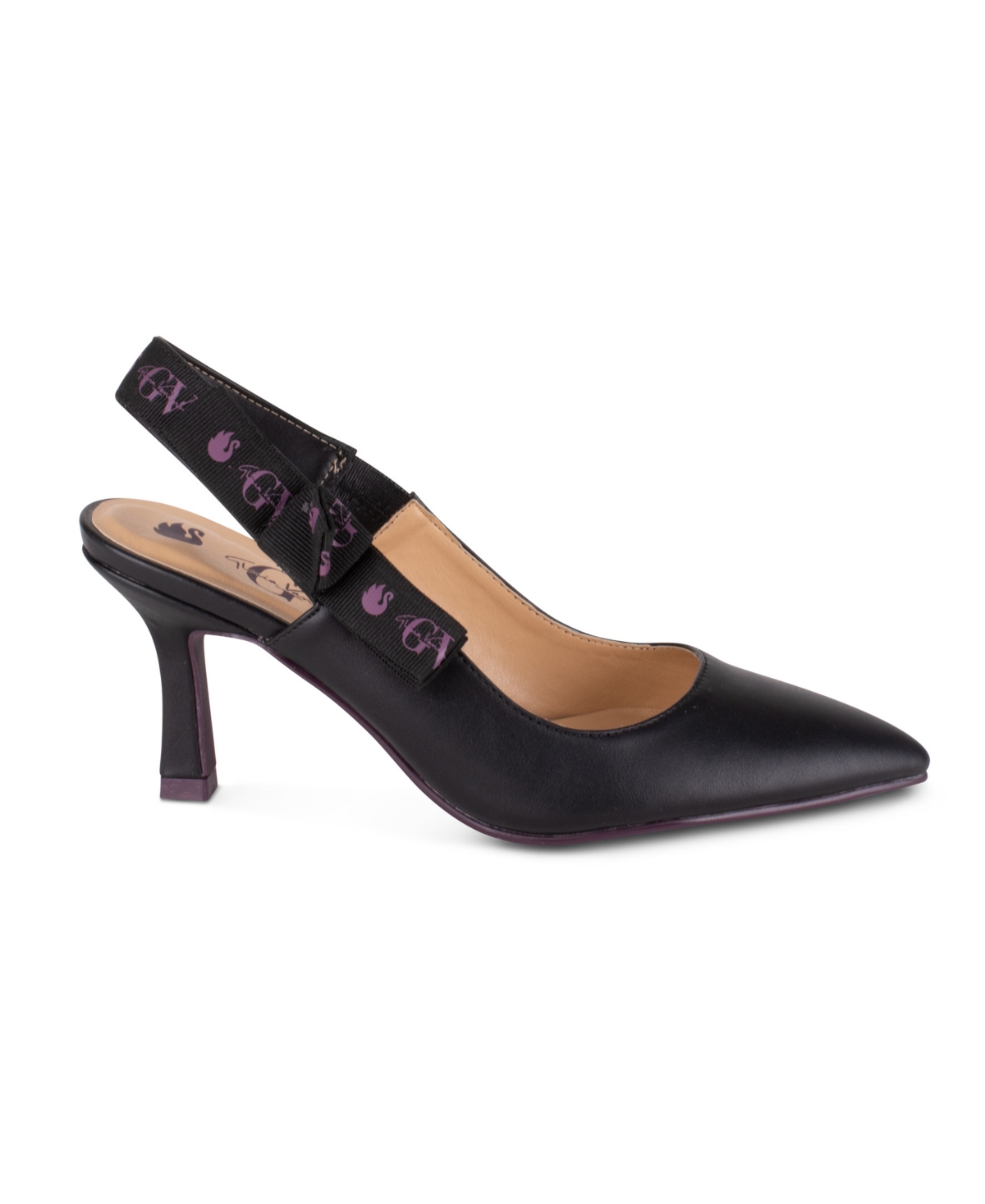 Gloria Vanderbilt Zsa Zsa Bow Slingback Pump In Black