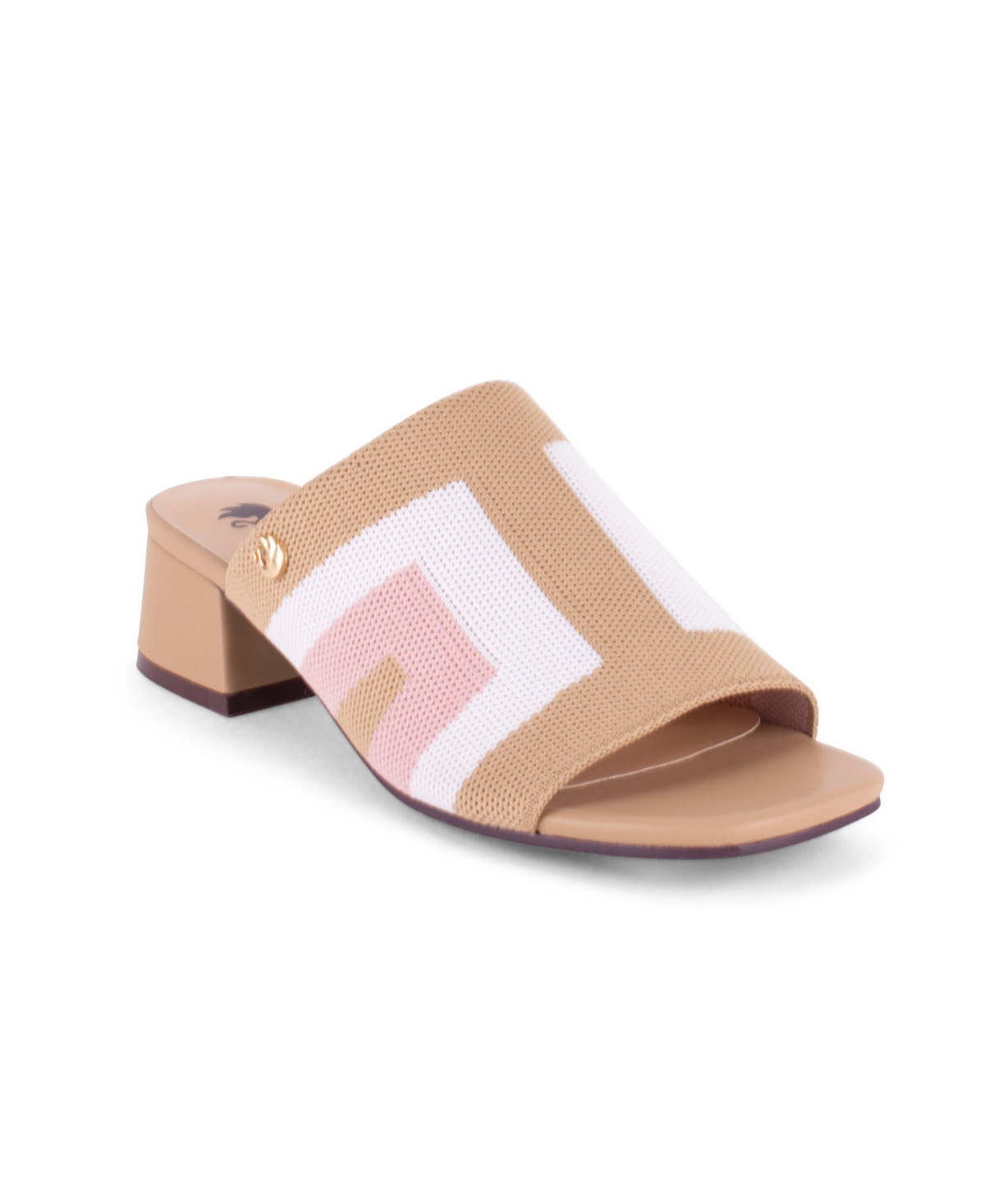 Shop Gloria Vanderbilt Women's Dolly Slip-on Sandals In Beige Multi