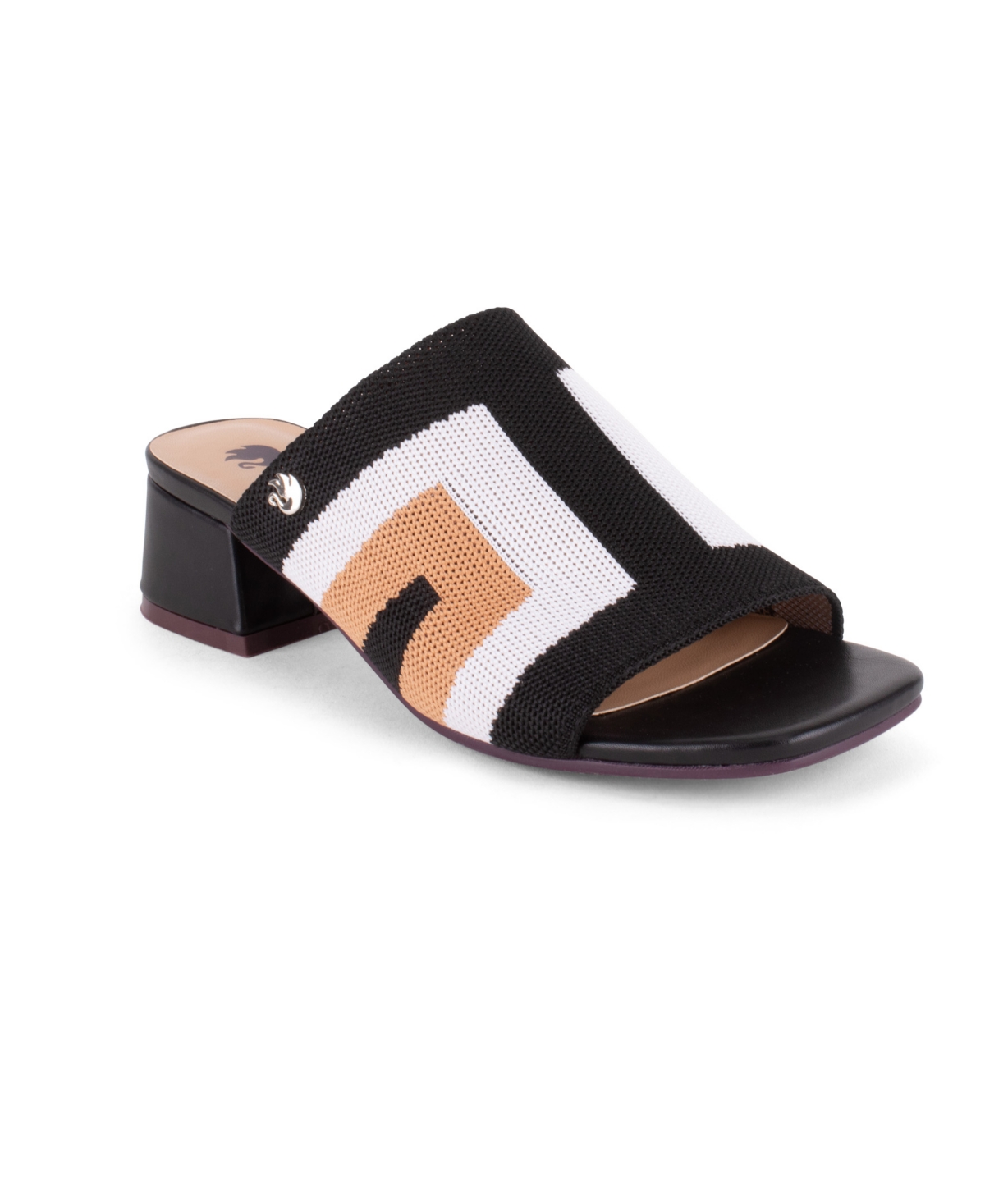 Shop Gloria Vanderbilt Women's Dolly Slip-on Sandals In Black Multi