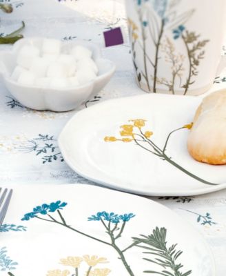 Wildflowers Tidbit Plates, Set of 4